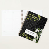 Waterverf White Snowdrups en Laurel Damask Planner (Display)