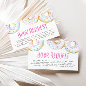 Waterverf White Sprinkle Donuts Boek Aanvraag Informatiekaartje
