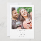 Waterverf wijnmakerij bruiloft uitnodiging (Achterkant)