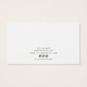 Waterverf Wild Flowers die Hoops Display Kaart bez (Achterkant)