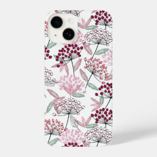 Waterverf Wild Flowers Garden Floral Art iPhone 14 Hoesje