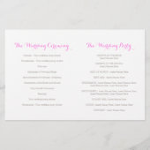 Waterverf wild - roze grijze bruiloft (Achterkant)