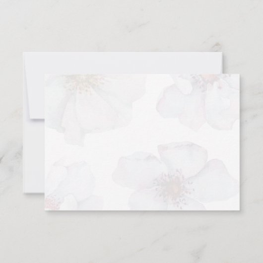 Waterverf wildbloem dank je kaart (Achterkant)