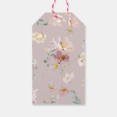 Waterverf wildbloem dank u label cadeaulabel (Achterkant)