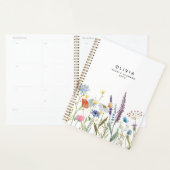 Waterverf Wildbloem Gepersonaliseerd Planner (Display)