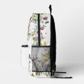 Waterverf Wildbloem Insecten Floral Spring Garden Bedrukte Rugzak (Rechts)