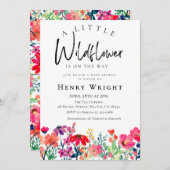 Waterverf Wildbloem Kaart (Voorkant / Achterkant)