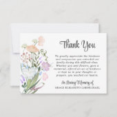 Waterverf Wildbloemen bedankt (Voorkant)