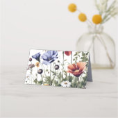 Waterverf Wildbloemen bruiloft (Achterkant)