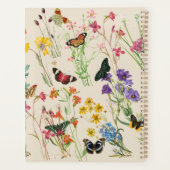 Waterverf Wildbloemen en Butterflies Floral Garden Planner (Achterkant)