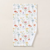 Waterverf Wildbloemen Floral Bad Handdoek (Handdoek)