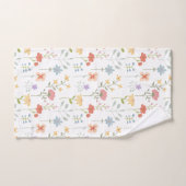 Waterverf Wildbloemen Floral Bad Handdoek (Handdoek)