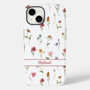 Waterverf Wildbloemen Meisje Floral Case-Mate iPhone 14 Hoesje