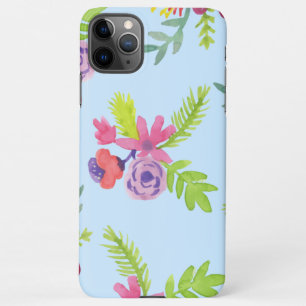 Waterverf Wildbloemen Patroonpatronen Leggings Wra iPhone 11Pro Max Hoesje
