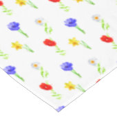 Waterverf Wildbloemen Tafelkleed (Gekanteld)