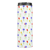 Waterverf Wildbloemen Thermosbeker (Achterkant)