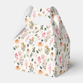 Waterverf Wildbloemen Vrijgezellenfeest Bedankdoosjes (Achterkant)