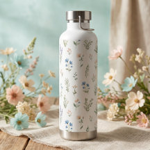 Waterverf Wilde Bloem Blauwe Lavendel Boho Landhui