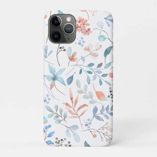 Waterverf wilde bloemen Case-Mate iPhone case (Achterkant)