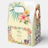 Waterverf Wilde bosdieren kinderen verjaardag Bedankdoosjes (Geopend)