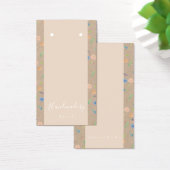 Waterverf Wilde flora Botanische display Kaart (Bureau)