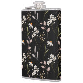 Waterverf WildeBloempatroon Heupfles (Links)