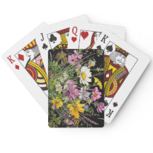 waterverf wildflower boeket op zwarte achtergrond