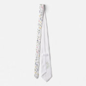 Waterverf Wildflower Boho Stropdas (Achterkant)