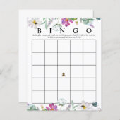 Waterverf Wildflower | Bruidsbingo | Spellen (Voorkant / Achterkant)