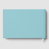 Waterverf Wildflower Krans Bloemen Bruiloft Gastenboek (Achterkant)