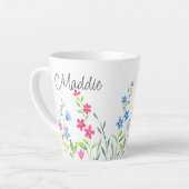 Waterverf Wildflower Latte Mok (Linkerhoek)