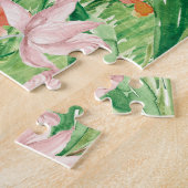 Waterverf Wildflower Meadow Bloemen Legpuzzel (Zijkant)