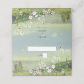 Waterverf Wildflower Mountain Landscape Wedding (Buitenkant ongevouwen)