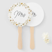 Waterverf Wildflower Mr of Mrs Game Handwaaier (Voorkant en achterkant)