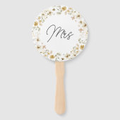 Waterverf Wildflower Mr of Mrs Game Handwaaier (Voorkant)