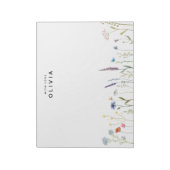 Waterverf Wildflower op maat van liefde Notitieblok (Gedraaid)