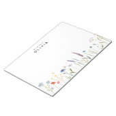 Waterverf Wildflower op maat van liefde Notitieblok (Schuin)