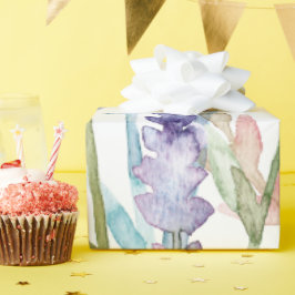 Waterverf Wildflower Pattern Cadeaupapier