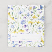 Waterverf Wildflower Receptie (Buitenkant ongevouwen)