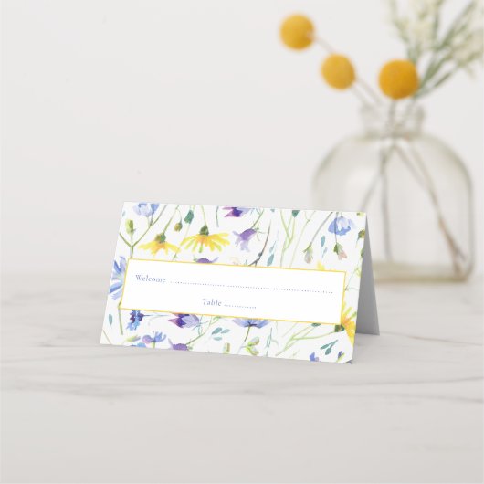 Waterverf Wildflower Receptie (Voorkant)