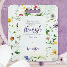 Waterverf Wildflower Schriftgebed Knielen