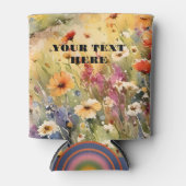 Waterverf Wildflower Summer Blikjeskoeler (Voorkant)