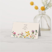 Waterverf Wildflower Tuin & Insecten Bruiloft (Achterkant)