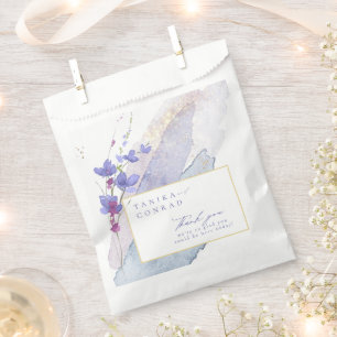 Waterverf Wildflower Wedding Bedankt Peri ID954 Bedankzakje