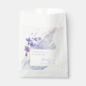 Waterverf Wildflower Wedding Bedankt Peri ID954 Bedankzakje (Voorkant)