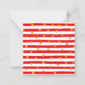 Waterverf Winkelen Mode Gift Enclosure Notitiekaartje (Achterkant)