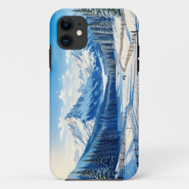 waterverf winter achtergrond iPhone / iPad case