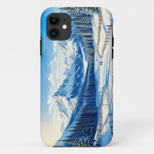 waterverf winter achtergrond iPhone / iPad case
