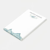 Waterverf Winter Bloemen Post-it® Notes (Schuin)