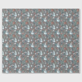 Waterverf Winter Cadeaupapier (Vlak)